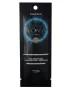 Darksun Booster Nova MB-Cacao Butter 15ml soliariumo kremas - juoda pakuotė su mėlynu šviečiančiu apskritimu, su melanino bronzantu ir kakavos sviestu bei augaliniais aliejais (kanapių, persikų, graikinių riešutų, saulėgrąžų) intensyviam ir ilgalaikiam įdegiui