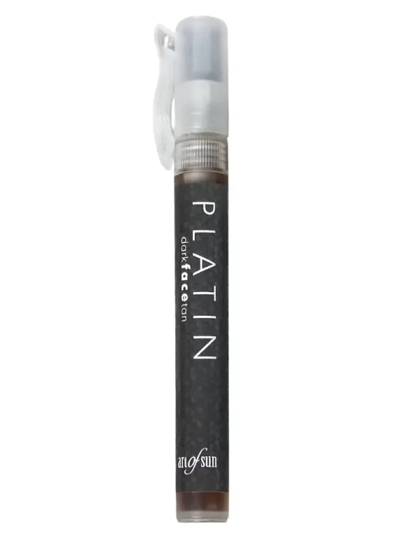 Art of Sun Platin Dark Face Tan 10ml veido serumas-pieštukas su melaninu, hialuronu ir azijine centele, specialiai sukurtas veido, kaklo ir dekoltė srities tamsiam įdegiui ir odos priežiūrai