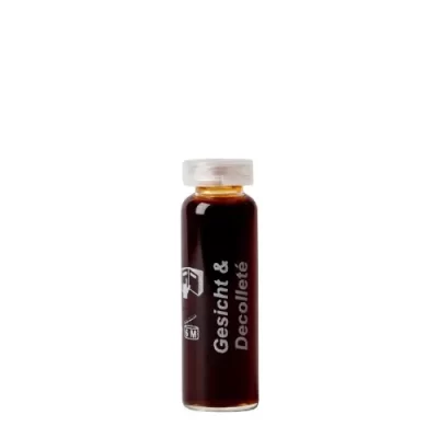 Platin Melanin Ampule 6ml profesionali soliariumo emulsija - tamsi ampulė su melaninu, hialuronu, tirozinu ir chasteberry ekstraktu, intensyviam ir ilgalaikiam įdegiui veido ir kūno odai