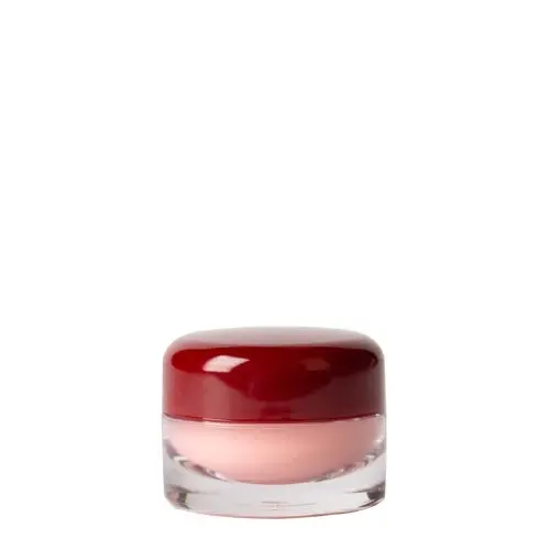 Power Cream 5ml veido ir kaklo regeneracinis kremas - skaidrus indelis su raudonu dangteliu ir rožiniu kremu, su kviečių proteinais, alavijais, urea, vitaminais B2, B3, B5, E, kokosų ir palmių aliejais bei DHA bronzantu jautriai odai