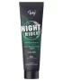 Inky Night Rider 150x bronzer 150ml vyriškas soliariumo kremas - juoda pakuotė su žaliu apskritimu, su natūraliais bronzantais ir drėkinančiais ingredientais, kalnų aromatu greitam įdegiui ir odos priežiūrai