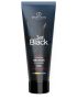 Seven Suns Jet Black 120x bronzer 250ml intensyvus soliariumo kremas - juoda pakuotė su mėlynu miesto siluetu, dvigubos stiprybės bronzantas šokoladiniam įdegiui, tinkamas vyrams ir moterims