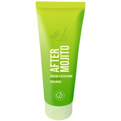 After Mojito after tan kremas 100 ml – vėsinantis ir gaivinantis losjonas įdegio palaikymui, su gaiviu mėtų kvapu, žalios spalvos pakuotė