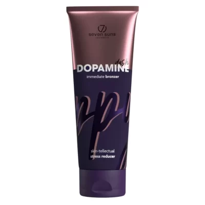 Seven Suns Dopamine Dash momentinio bronzanto (immediate bronzer) 250 ml pakuotė rausvai violetinio dizaino