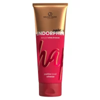 Seven Suns Endorphin Euphoria ilgai veikiantis baltasis bronzantas (delayed white bronzer) 250 ml pakuotė auksinio ir ryškiai rausvo dizaino