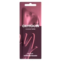 Seven Suns Oxytocin Dream įdegio akseleratoriaus sviesto (accelerator butter) 15 ml pakuotė rausvai bordo spalvos dizainu.